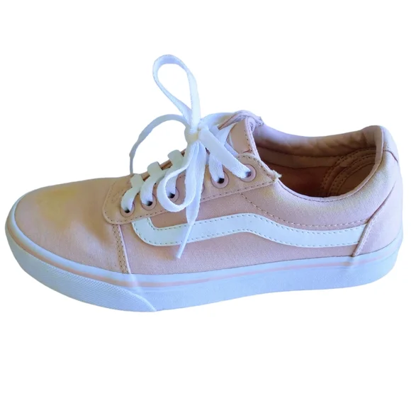 Vans Old Skool Pale Pink Women's Shoes - Picture 4 of 12